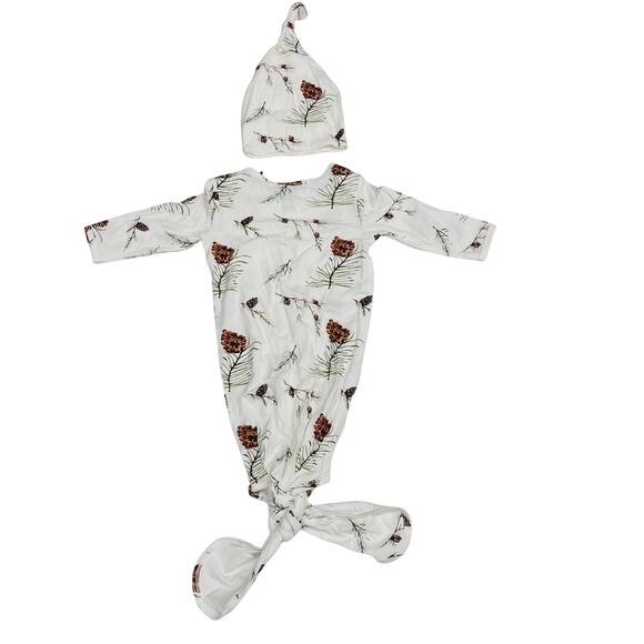 NWT Tickety-Boo 0/3M Pinecone Gown - Picture 2 of 5